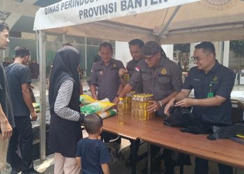 Sambut Hari Bhakti Adhyaksa ke-64, Kejati Banten Gelar Pasar Murah