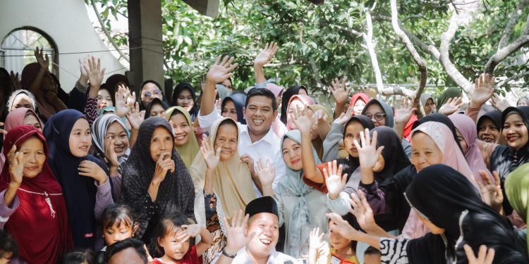 Pilgub Banten, Kader Prabowo Gencar Sapa Warga Kenalkan Andra Soni-Dimyati