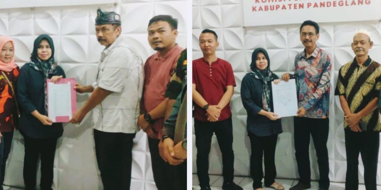 Setelah TMS, Uday Suhada dan Aap Aptadi Serahkan Berkas Perbaikan Kedua ke KPU Pandeglang