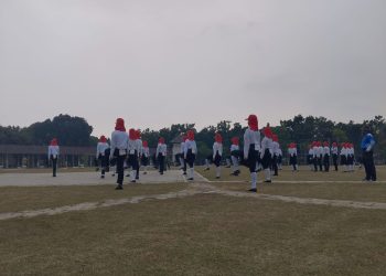 Jelang HUT ke-79 HUT RI, Tim Paskibraka Kabupaten Tangerang Gencar Latihan