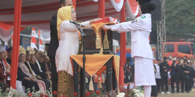 Bangga! Anak Pejuang NKRI Menjadi Anggota Pasukan Pengibar Bendera di Kabupaten Serang