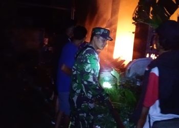 Penampungan Sampah di Lebak Terbakar, Diduga Akibat Korsleting Listrik