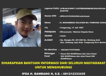 Kasus Pemalsuan Surat, Polda Banten Masih Buru Caleg Gagal PDIP dan Adiknya