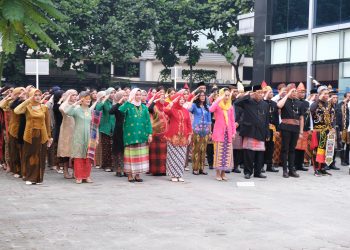 BRI Regional Office Jakarta 3 Laksanakan Upacara Kemerdekaan, Seluruh Pegawai Kenakan Baju Adat