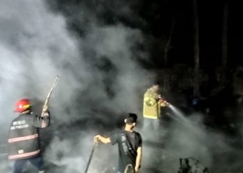 Kobong Ponpes Al Muta’alimin Terbakar, Kerugian Ratusan Juta Rupiah