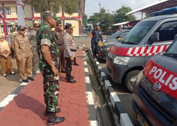 Jelang Pilkada, Polres Serang Apel Gelar Pasukan Operasi Mantap Praja Maung 2024
