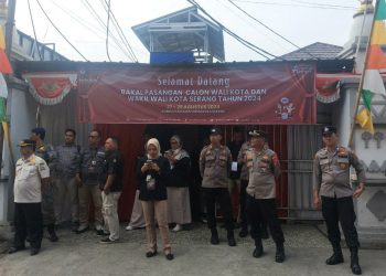 Jelang Pendaftaran Calon Walikota, Kantor KPU Kota Serang Dijaga Ketat