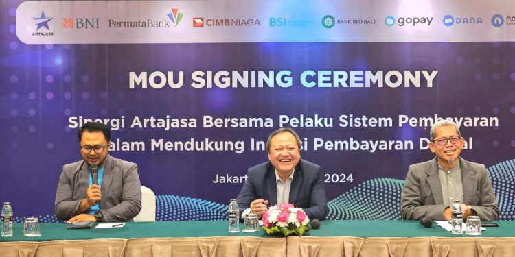 Artajasa Bangun Kolaborasi Launching QRIS Tap Berbasis NFC Antar Negara