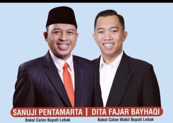 Gerindra Dukung Sanuji Pentamarta-Dita Fajar Bayhaqi di Pilkada Lebak