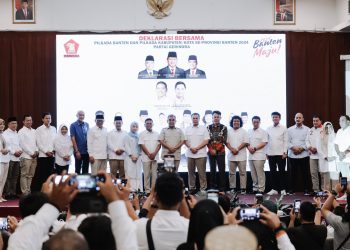 Delapan Pasangan Bakal Calon Kepala Daerah Se Provinsi Banten Diperkenalkan Gerindra