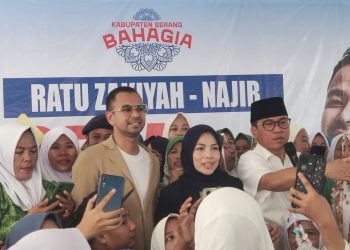 Raffi Ahmad Siap Turun Gunung Menangkan Zakiyah-Najib di Pilkada Kabupaten Serang