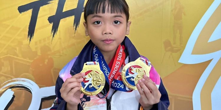 Almeera Atlet Cilik Asal Kota Serang, Raih 2 Medali Kejuaraan Internasional