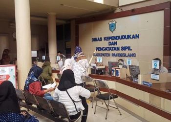 Pelayanan Pembuatan e-KTP di Pandeglang Kembali Normal