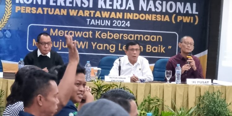 Gelar Konkernas di Banjarmasin, PWI Tolak KLB Kubu Zulmasyah