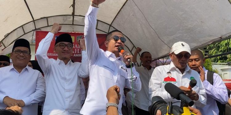 Dikawal Kiai dan Ribuan Pendukung, Hasbi-Amir Optimis Menangkan Pilkada Lebak