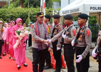 Kunjungi Polresta Tangerang, Ini Arahan Kapolda Banten Kepada Anggota