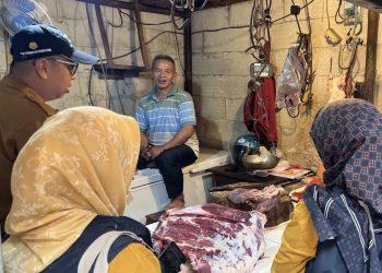 Daging di Pasar Maja Layak Konsumsi
