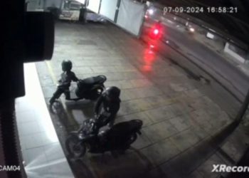 Motor Milik Karyawan Minimarket di Pandeglang Raib Dicuri Maling, Aksinya Terekam CCTV