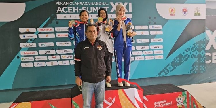 Cabor Menembak Putri Individu Sumbang Satu Perak
