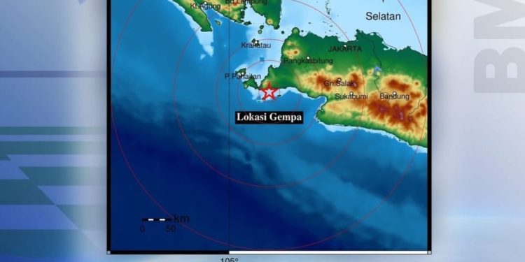 Gempa Bumi Magnitudo 4,6 Guncang Sumur Pandeglang