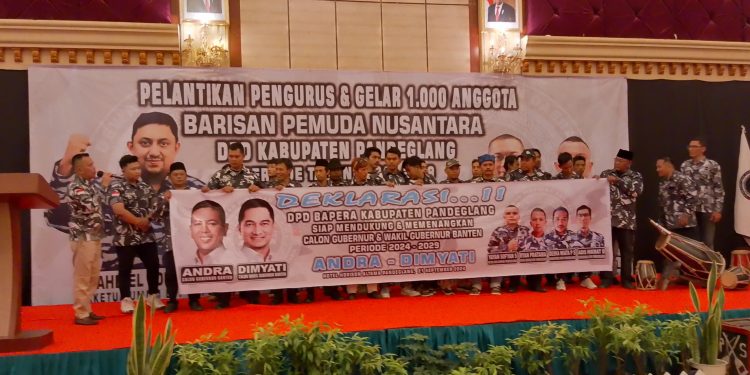 Bapera Banten Resmi Dukung Andra-Dimyati di Pilkada 2024, Ini Alasannya!