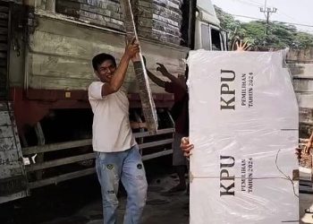 KPU Terima Logistik Kotak Suara untuk Pilkada Lebak