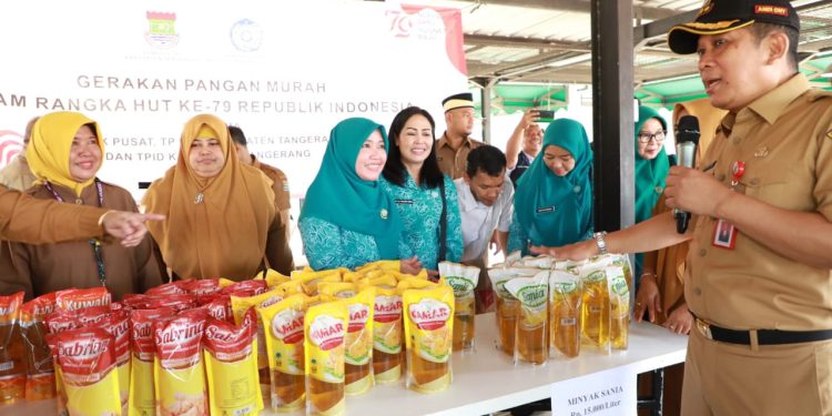 Pemkab Tangerang Kembali Gelar Bazar Sembako Murah