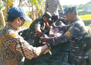 Mayat Anak Perempuan yang Terlilit Lakban Dievakuasi ke Puskesmas Cihara