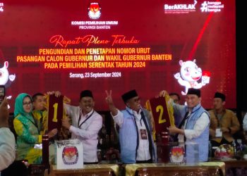 Airin-Ade Dapat Nomor Urut 01, Andra-Dimyati 02