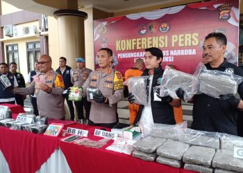 Bongkar Jaringan Narkoba Hingga ke Riau, Polres Serang Amankan Sabu-sabu dan Ganja dengan Berat 62 Kilogram Lebih