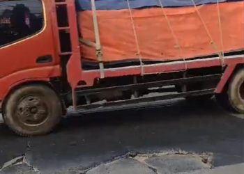 Ruas Jalan Nasional di Cikupa Tangerang Rusak, Sering Terjadi Kecelakan