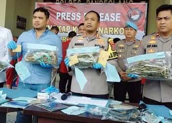 Belum Sebulan, Satnarkoba Polres Pandeglang Bongkar Jaringan Pengedar Sabu dan Ganja Seberat 1,2 Kilo