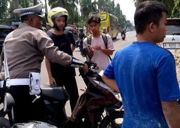 Pelanggar Lalu Lintas di Pandeglang Masih Didominasi Pengendara Motor