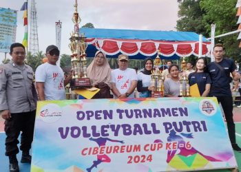 Pemuda Carita Gelar Kejuaraan Volley Ball Putri 2024