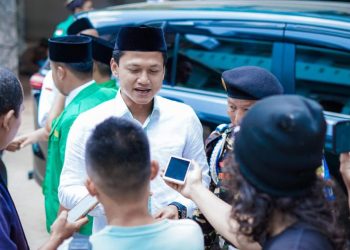 Hadiri HSN, Iing Andri Supriadi Komitmen Perkuat Ekonomi Pondok Pesantren