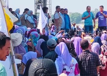 Saat Senam Sehat, Maesyal Rasyid Berkomitmen Perjuangkan Seluruh Honorer jadi PPPK