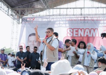 Kampanyekan Maesyal-Intan, Andra Soni Ajak Warga Pilih Pemimpin Yang Adil dan Amanah