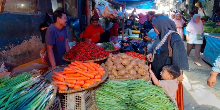 Harga Sayuran di Pasar Rangkasbitung Serba Naik, Warga Mengeluh