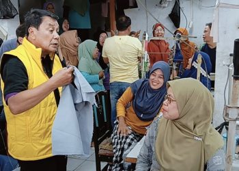 Di Hadapan Warga Gintung, Maesyal Rasyid Janji Bakal Kembangkan Usaha Konveksi
