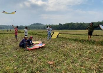 Peringati Sumpah Pemuda, Gelar Kontes Layang-layang di Lebak