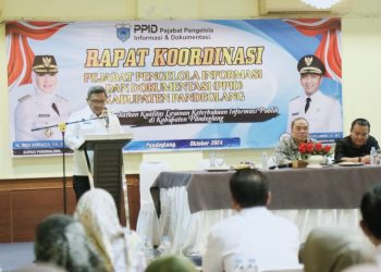 Sekda Pandeglang Buka Rakor Pejabat Pengelola Informasi dan Dokumentasi