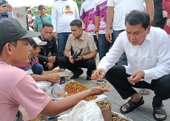 Datangi Pasar Bukit Gading Balaraja, Maesyal Serap Aspirasi Pedagang
