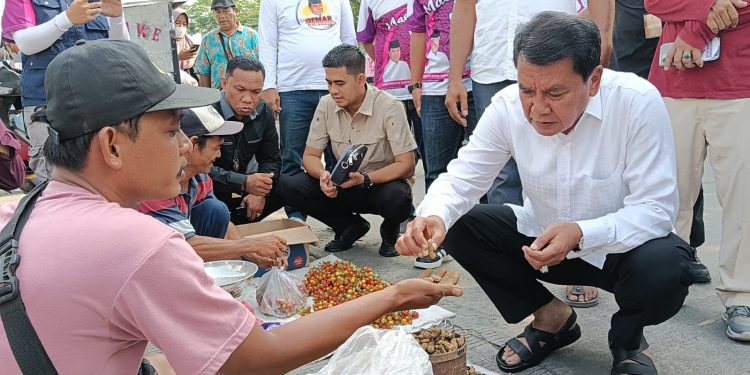 Datangi Pasar Bukit Gading Balaraja, Maesyal Serap Aspirasi Pedagang