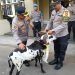 Anggotanya Pensiun, Kapolres Serang Beri Penghargaan Piagam dan Hadiah Kambing Garut
