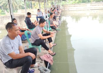 Sambut HUT Ke-24 Banten, Samsat Pandeglang Gelar Lomba Mancing