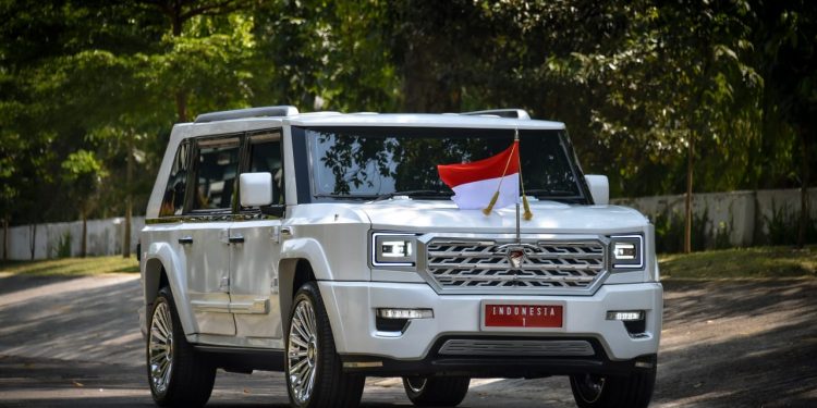 Presiden Prabowo Kenalkan Maung Garuda, Mobil Baru Kepresidenan Republik Indonesia