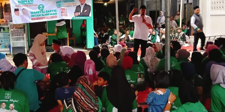 Di Depan Ratusan Warga Pagedangan, Mesyal Rasyid Janjikan Lapangan Pekerjaan