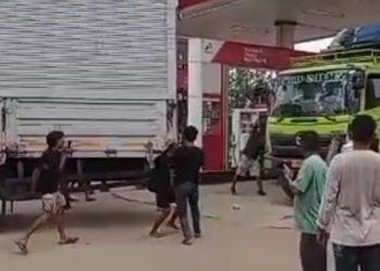 Polisi Pastikan Video Pengrusakan Truk di SPBU Kosambi Sabtu Kemarin Adalah Hoax
