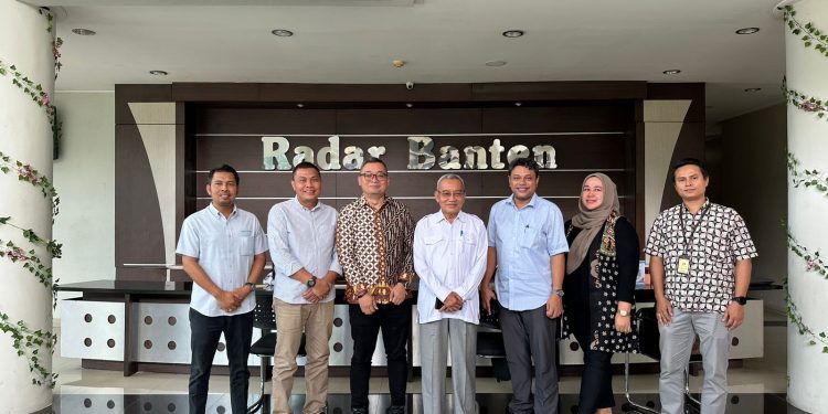Perkenalkan Direksi Baru, Jamkrida Banten Kunjungi Graha Pena Radar Banten