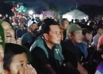 Maesyal Rasyid Nobar Timnas Indonesia Bareng Ratusan Warga Rajeg Asri